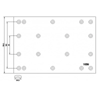 Накладки, башмаки тормозных колодок TEXTAR 1925502 509847 19255 1650 0 5 T0104 19255