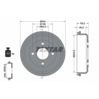 Тормозной барабан TEXTAR Ford Mondeo 2 (CD) 1996 – 2000 98100 0151 94015100 98100 0151 0 1