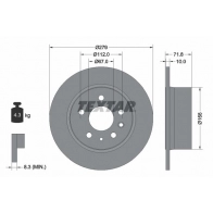 Тормозной диск TEXTAR 98200 0326 92032600 98200 0326 0 1 Mercedes S-Class (W126) 1 1 560 SE, SEL 279 л.с. 1987 – 1991