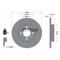 Тормозной диск TEXTAR Volkswagen Passat (B3-B4) 2 Седан 1.6 75 л.с. 1988 – 1992 98200 0417 92041700 98200 0417 0 1