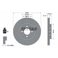 Тормозной диск TEXTAR 92043500 98200 0435 0 1 Volkswagen Passat (B3-B4) 2 Универсал 1.8 G60 Syncro 160 л.с. 1988 – 1997 98200 0435