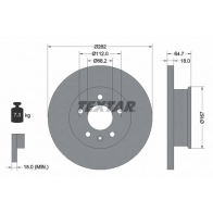 Тормозной диск TEXTAR 98200 0585 98200 0585 0 1 Volkswagen Transporter (T4) 4 Автобус 2.4 D Syncro 78 л.с. 1992 – 1998 92058500