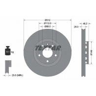 Тормозной диск TEXTAR 98200 1061 98200 1061 0 1 Audi A4 (B7) 3 Кабриолет 2.4 170 л.с. 2002 – 2005 92106100
