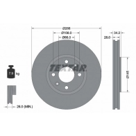 Тормозной диск TEXTAR 98200 1078 0 1 98200 1078 92107800 Citroen C5 1 (DC, PF3) Хэтчбек 2.2 HDi (DC4HxB. DC4HxE) 133 л.с. 2001 – 2004