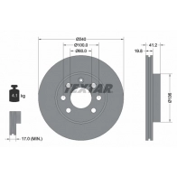 Тормозной диск TEXTAR 98200 1114 0 1 92111403 Opel Corsa (C) 3 Хэтчбек 1.2 Twinport (F08. F68) 80 л.с. 2004 – 2009 98200 1114