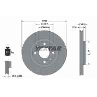 Тормозной диск TEXTAR Citroen Xsara 1 (N2) Универсал 1.4 HDi 68 л.с. 2003 – 2005 92111503 98200 1115 98200 1115 0 1