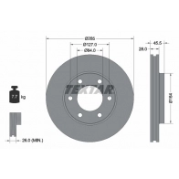 Тормозной диск TEXTAR 98200 1130 98200 1130 0 1 Toyota Hiace (XH10) 4 Фургон 2.5 D 4D (KLH12. KLH22) 102 л.с. 2001 – 2006 92113000