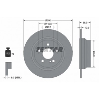 Тормозной диск TEXTAR 92115403 98200 1154 0 1 98200 1154 Mercedes E-Class (W211) 3 Седан 3.0 E 320 BlueTEC (2122) 212 л.с. 2008 – 2009