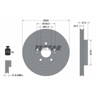 Тормозной диск TEXTAR 98200 1189 98200 1189 0 1 Renault Laguna (BG) 2 Хэтчбек 1.8 16V (BG04. BG0B. BG0C. BG0V) 117 л.с. 2001 – 2005 92118900