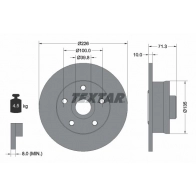 Тормозной диск TEXTAR 92153800 Volkswagen Golf 3 (1H1) Хэтчбек 2.8 VR6 163 л.с. 1995 – 1997 98200 1538 98200 1538 0 1