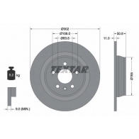 Тормозной диск TEXTAR 98200 1593 92159303 Ford S-Max 2 (CDR, CJ) Минивэн 2.0 TDCi 4x4 150 л.с. 2015 – 2018 98200 1593 0 1