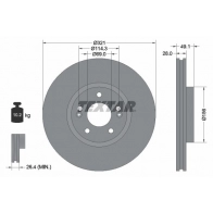 Тормозной диск TEXTAR 98200 1660 0 1 Kia Sorento (XM) 2 Кроссовер 3.5 4WD 276 л.с. 2009 – 2024 98200 1660 92166003