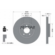 Тормозной диск TEXTAR 98200 1663 0 1 92166300 Mazda 6 (GG, GY) 1 2002 – 2008 98200 1663