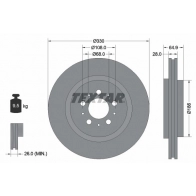 Тормозной диск TEXTAR Volvo V70 2 (285) Универсал 2.5 R 2.5 T AWD 300 л.с. 2003 – 2007 98200 1783 98200 1783 0 1 92178303