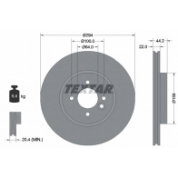Тормозной диск TEXTAR SDGUJ W1 92183600 Mini Cooper (R50, R53) 1 Хэтчбек 1.6 Works 210 л.с. 2003 – 2006