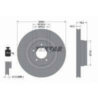 Тормозной диск TEXTAR 98200 1851 0 1 Land Rover Range Rover 3 (L322) 2002 – 2012 92185103 98200 1851