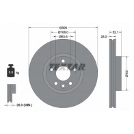 Тормозной диск TEXTAR 92196903 98200 1969 0 1 Ford Mondeo 4 (CA2, BA7) Седан 2.2 TDCi 200 л.с. 2010 – 2015 98200 1969