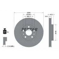 Тормозной диск TEXTAR 98200 2024 0 1 PRO Renault Kangoo (FW) 2 Фургон 1.5 dCi 80 (FW15) 80 л.с. 2019 – 2025 EZSP4 92202403