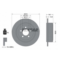 Тормозной диск TEXTAR 92202703 Jeep Cherokee (KK) 4 Внедорожник 2.8 CRD 4x4 177 л.с. 2008 – 2024 98200 2027 98200 2027 0 1