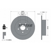 Тормозной диск TEXTAR 92222500 98200 2225 0 1 W8IZZ Toyota Verso (AR20) 1 Минивэн 2.2 D CAT (AUR21) 177 л.с. 2009 – 2025