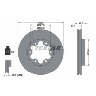 Тормозной диск TEXTAR 92234900 98200 2349 Toyota Hiace (H200) 5 Автобус 2.7 (TRH223) 151 л.с. 2005 – 2024 98200 2349 0 1