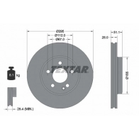 Тормозной диск TEXTAR 92254803 98200 2548 98200 2548 0 1 Mercedes B-Class (W246) 2 Хэтчбек