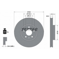 Тормозной диск TEXTAR E D4RFQ Ford Mondeo 5 (CNG, CF) Универсал 2.0 EcoBoost 240 л.с. 2014 – 2024 92268605