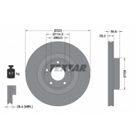 Тормозной диск TEXTAR 92272803 S4CKY Hyundai Genesis (BH) 1 Седан 3.3 24V 233 л.с. 2008 – 2014 98200 2728 0 1 PRO