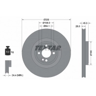 Тормозной диск TEXTAR Mini Cooper (R56) 2 Хэтчбек 1.6 John Cooper Works GP 218 л.с. 2012 – 2013 98200 2754 0 1 PRO G74RY7 92275403