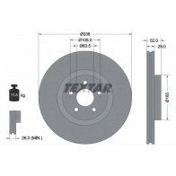 Тормозной диск TEXTAR 92282305 B2SUC Ford Focus 2 Хэтчбек 2.5 RS 305 л.с. 2009 – 2011 98200 2823 0 1 PRO+