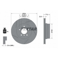 Тормозной диск TEXTAR 98200 2955 0 1 PRO+ Bmw 1 (E88) 1 Кабриолет 3.0 135 i 306 л.с. 2008 – 2013 TRG7P 92295505