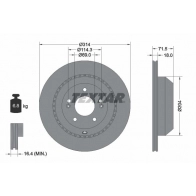 Тормозной диск TEXTAR 92300803 Kia Sorento (UM) Prime 3 Кроссовер 3.5 D CVVT 276 л.с. 2017 – 2025 GN 9M7D