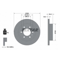 Тормозной диск TEXTAR YJ3 OLS 92301003 Mercedes Sprinter (907, 910) 3 Фургон (3T) 2.1 214 CDI (921. 923) 143 л.с. 2018 – 2024