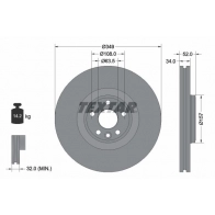 Тормозной диск TEXTAR Land Rover Discovery Sport 1 (L550) Внедорожник 2.0 P250 4x4 249 л.с. 2019 – 2024 92301805 76 KGJ