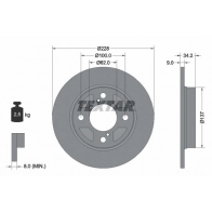 Тормозной диск TEXTAR CJ DZZ9J 92303603 Suzuki Baleno (WB, FW) 2 Хэтчбек 1.2 (A1K412) 90 л.с. 2016 – 2025