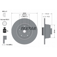 Тормозной диск TEXTAR E1R7 BWG 92309003 Renault Megane (B9) 4 Хэтчбек 1.8 RS 300 (B9M8) 300 л.с. 2018 – 2025