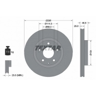 Тормозной диск TEXTAR 92326203 Mazda CX-3 (DM) 2 Кроссовер SKYACTIV-G M Hybrid AWD (DMEW, FW) 150 л.с. 2020 – 2024 RHO XZ3J