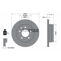 Тормозной диск TEXTAR JZ99 THV 92338503 1439998924