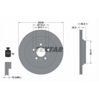 Тормозной диск TEXTAR 1439998945 92343303 30 Z803