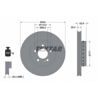 Тормозной диск TEXTAR TSKU XR 92343625 Mercedes C-Class (W205) 4 Седан 1.6 C 160 (2044) 129 л.с. 2015 – 2025