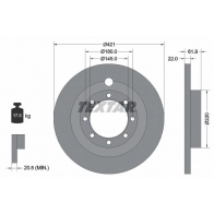 Тормозной диск TEXTAR Audi A6 (C7) 4 2010 – 2018 98200 0288 93028800 98200 0288 0 1