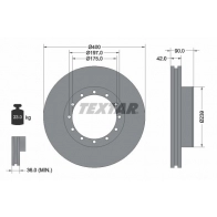 Тормозной диск TEXTAR 98200 0862 0 1 93086200 98200 0862 Ford C-Max 1 (CB3, DM2) Минивэн 1.8 Duratec 122 л.с. 2007 – 2010