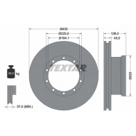 Тормозной диск TEXTAR 98200 1012 98200 1012 0 1 93101200 Mazda Tribute
