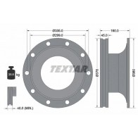 Тормозной диск TEXTAR 98200 1270 98200 1270 0 1 Opel Astra (F) 1 Хэтчбек 1.7 D (F08) 60 л.с. 1992 – 1998 93127000