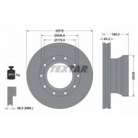 Тормозной диск TEXTAR 93142800 98200 1428 98200 1428 0 1 Ford Escort 7 (FA, ALL) Кабриолет 1.8 Turbo D 70 л.с. 1996 – 1999