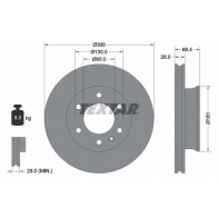 Тормозной диск TEXTAR 93143200 Mercedes Sprinter (906) 2 Автобус 2.1 (5T) 515 CDI 150 л.с. 2011 – 2024 98200 1432 0 1 98200 1432