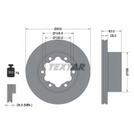 Тормозной диск TEXTAR Mercedes Sprinter (906) 2 Автобус 2.1 (5T) 515 CDI 150 л.с. 2011 – 2024 98200 1434 98200 1434 0 1 93143403