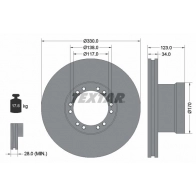 Тормозной диск TEXTAR 98200 1877 0 1 98200 1877 Nissan March (K13) 4 93187700