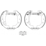 Тормозные колодки TEXTAR 84101 0370 Fiat Marea (185) 1 Универсал 1.9 JTD 110 (185BxT1A) 110 л.с. 2000 – 2002 84101 0370 2 4 84037001