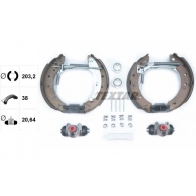 Тормозные колодки TEXTAR 84048001 84101 0480 Citroen Xsara 1 (N1) Хэтчбек 1.6 i 88 л.с. 1997 – 2000 84101 0480 2 4